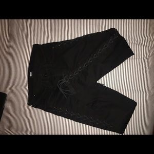 Hudson - lace up skinny